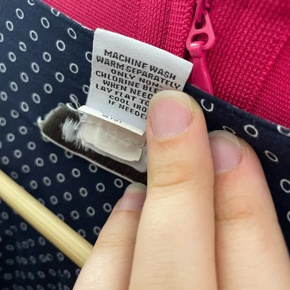 Fever Blue Floral Long Sleeves Zip Up Gathered Hem Relaxed Lightweight Jacket - Picture 4 of 14